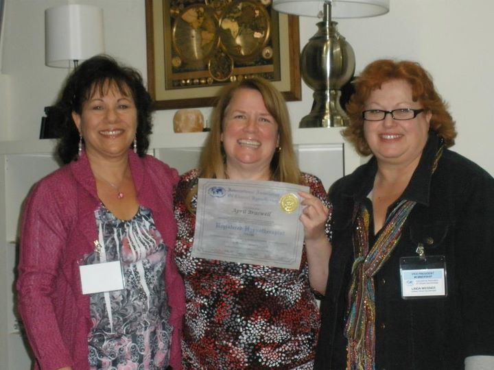 Anaheim & Huntington Beach Orange County CA Hypnotherapist Registered Hypnotist April Braswell w Laurie Miller